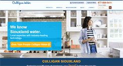 Desktop Screenshot of culligansiouxland.com